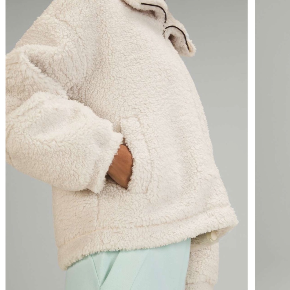 Lululemon Cinchable Fleece Zip Up - Opal - Picture 6 of 10